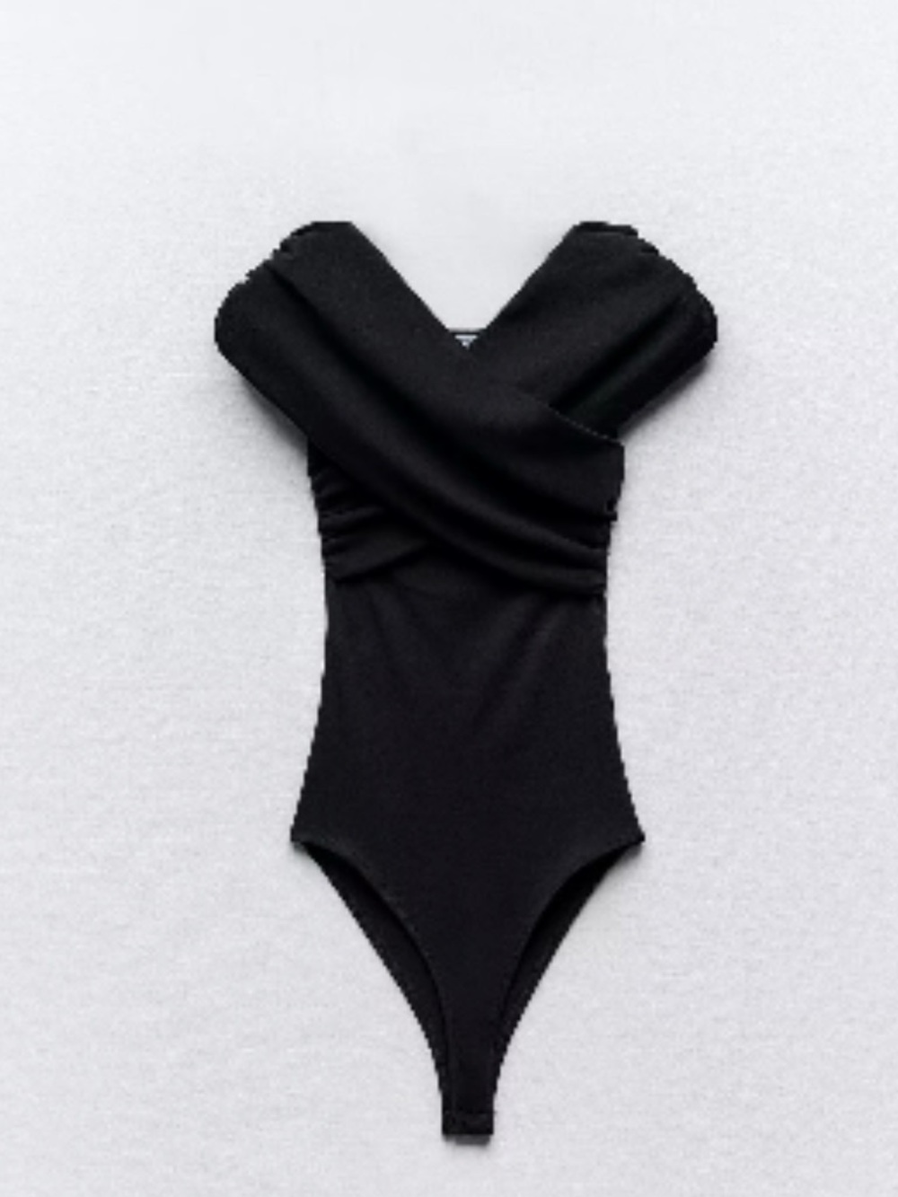 Abercrombie & Fitch Black Cross-Front Girls One-Piece Bodysuit